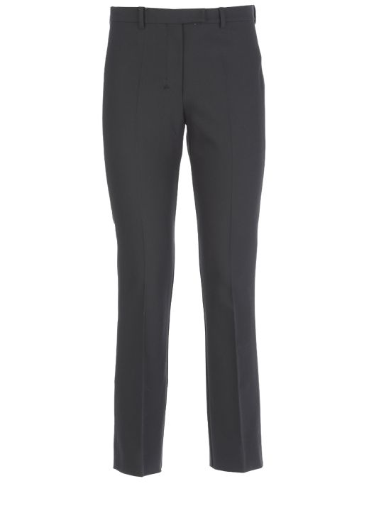 Cotton and viscose trouser