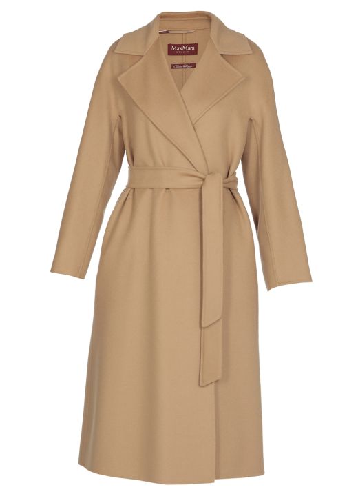 Wool cashmere and silk coat