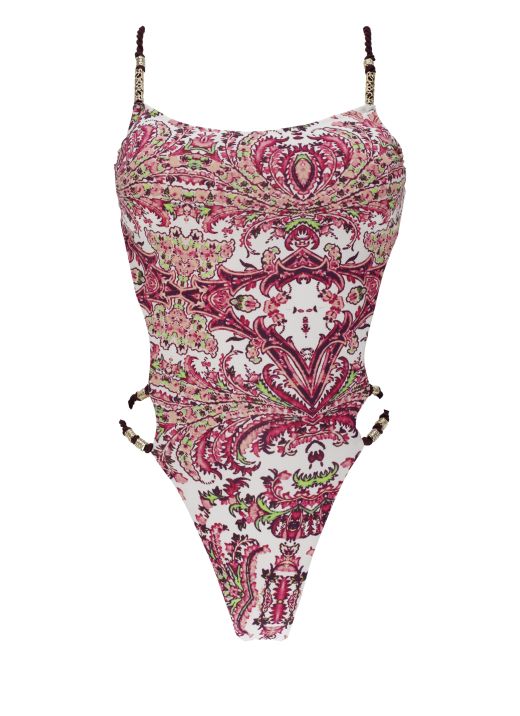 Floral swimming suit