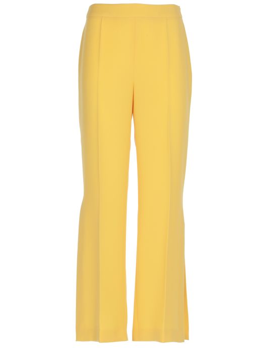 Flare trousers with vents
