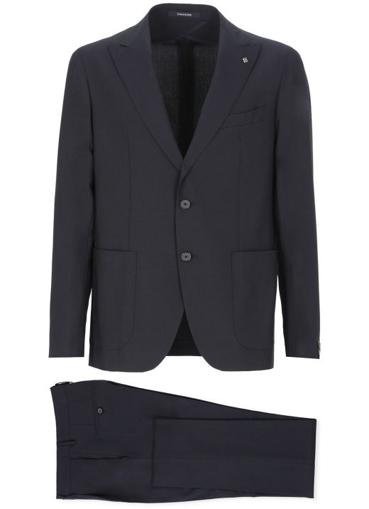Wool and viscose two-piece suit