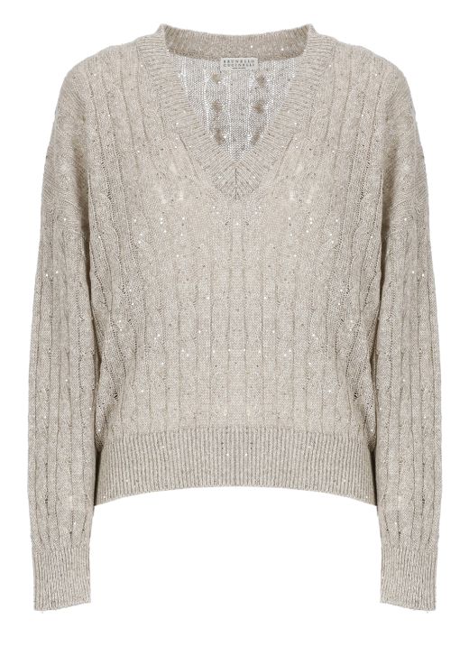 Sweater with sequins