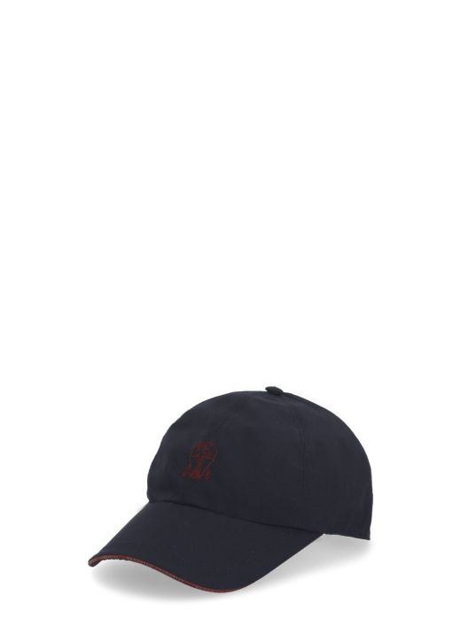 Logoed baseball cap