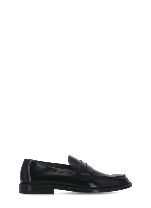 Smooth leather loafers