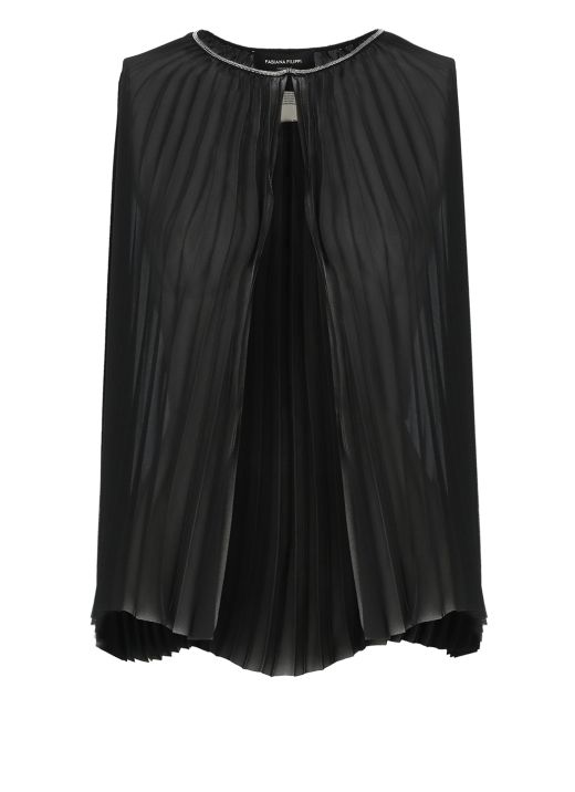 Pleated cape