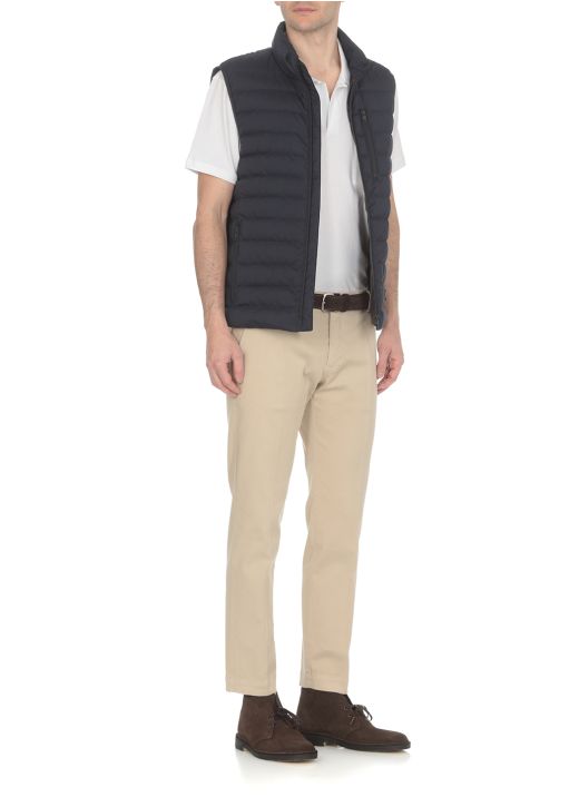 Padded and quilted gilet