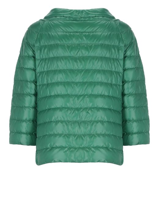 Reversible padded quilted cape