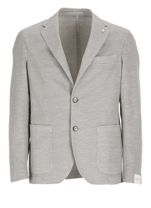 Cotton single breasted jacket
