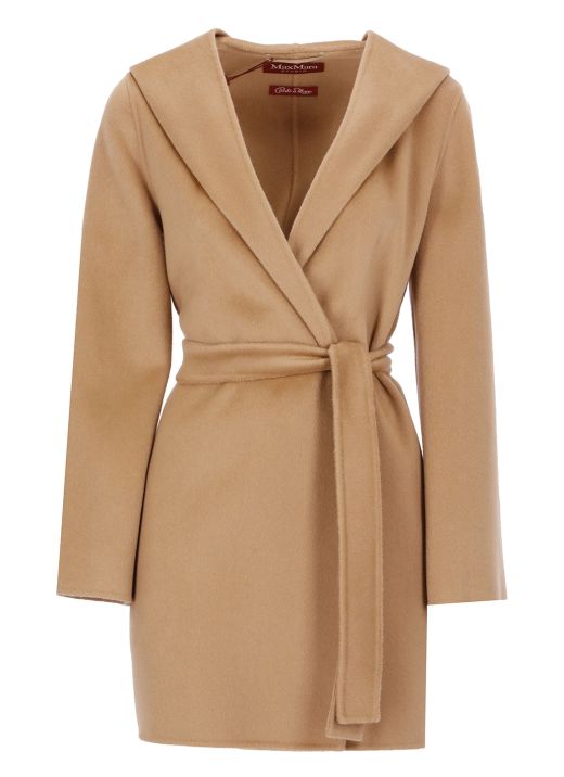 Cashmere and virgin wool coat