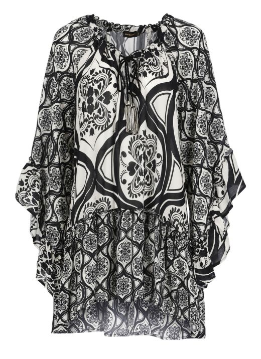 Caftan with print