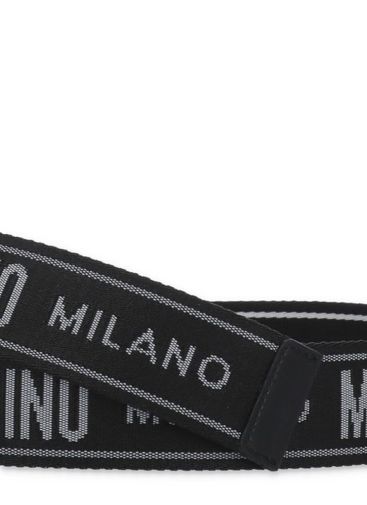 Nylon belt with logo