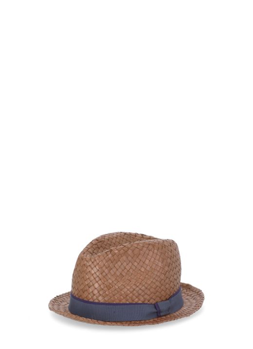 Trilby straw hat