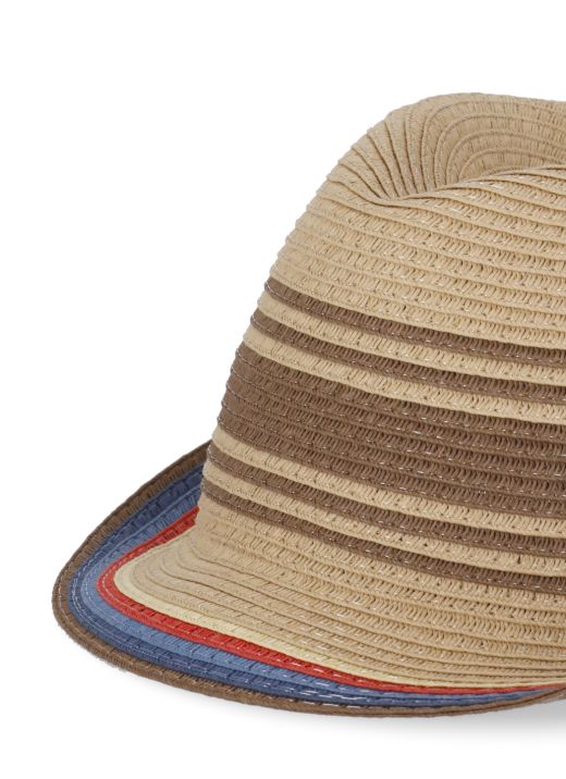 Trilby paper straw hat