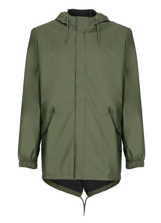 Fishtail rainproof jacket