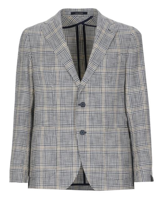 Cotton, linen and wool jacket