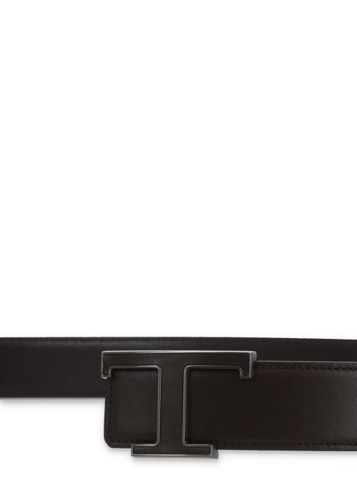 Leather T Timeless belt