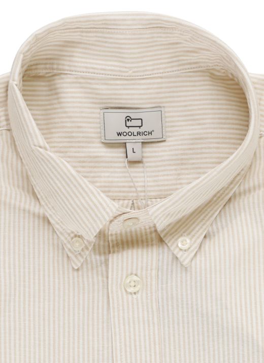 Cotton and linen shirt