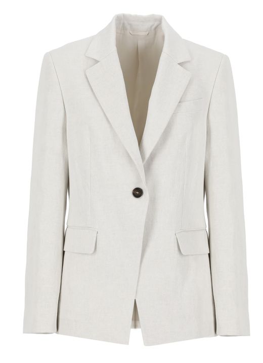 Blend cotton and linen jacket