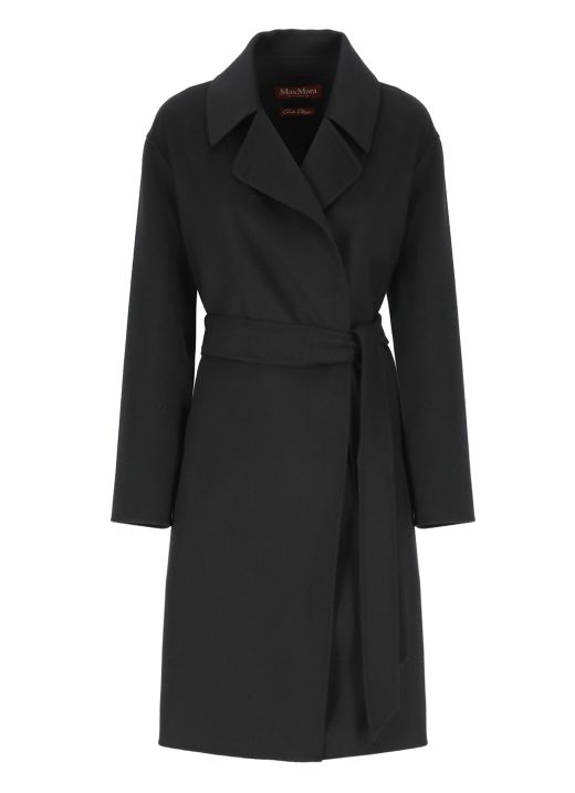 Virgin wool, silk and cashmere coat