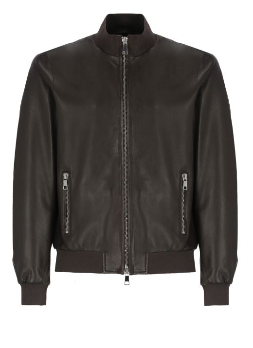 Derek Seamless leather jacket