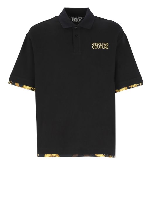 Polo shirt with Baroque details