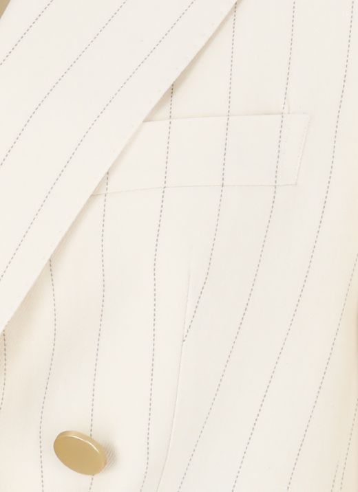 Cotton and linen blend two-piece suit